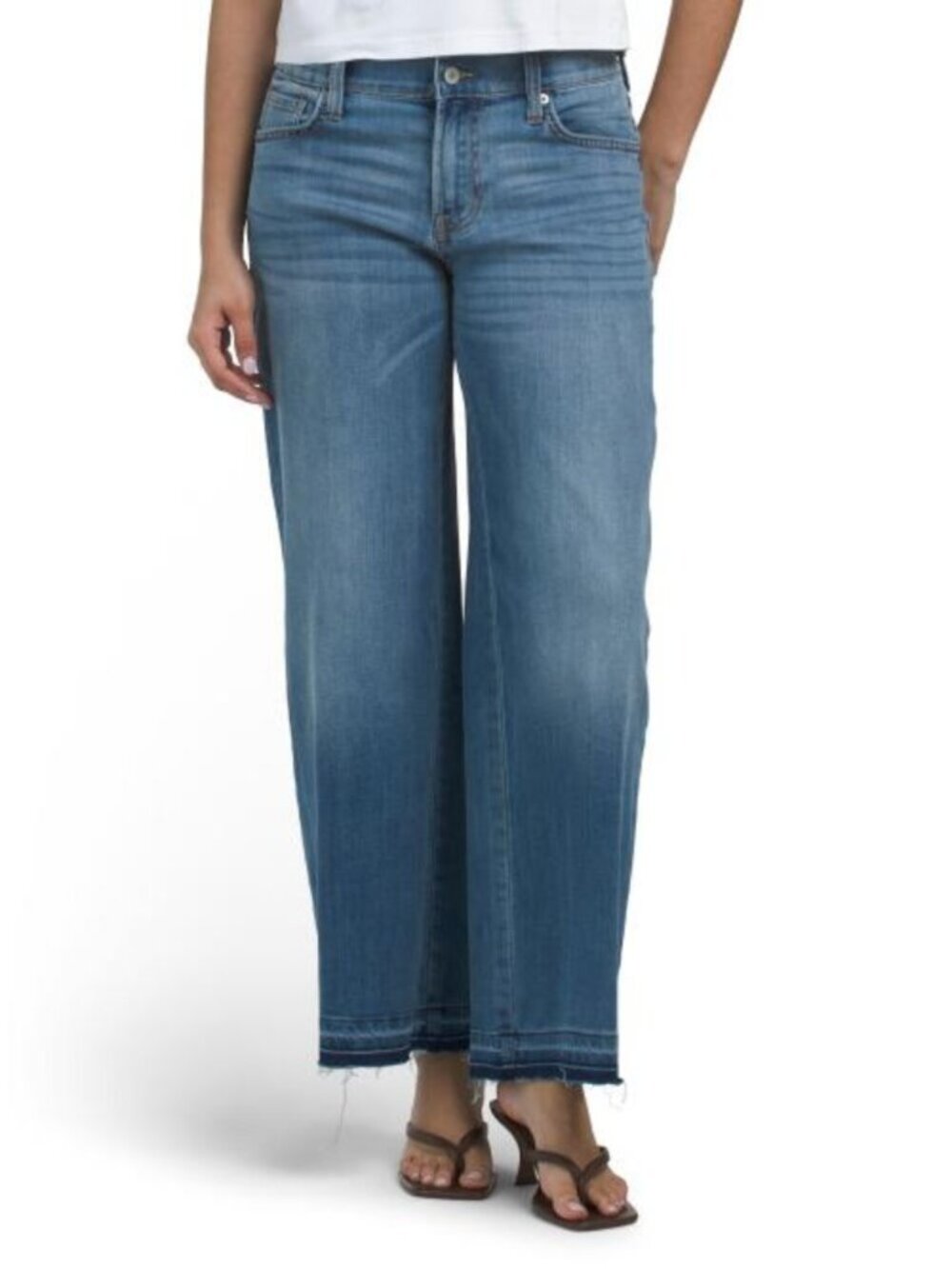 LUCKY BRAND Mid Rise Sweet Wide Leg Jeans